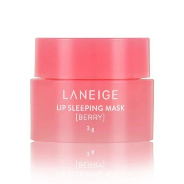 (Specialerbjudanden!) LANEIGE Lip Sleeping Mask EX Berry Läppvård Återfuktande rosaB 20g