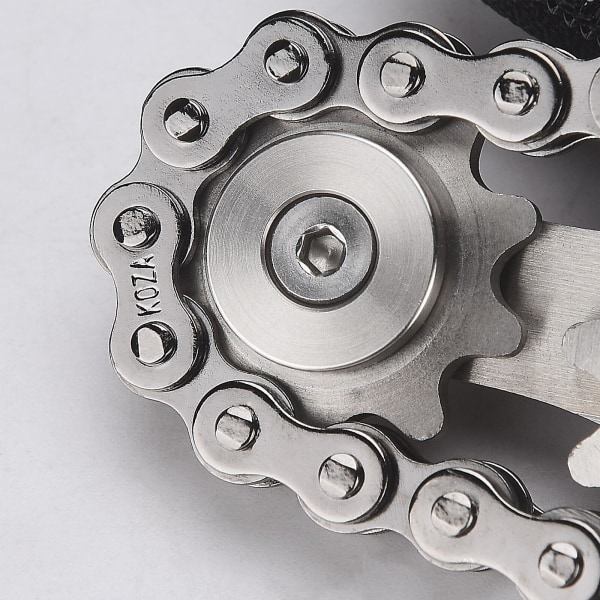 Pyöränketjun fidget-spinner - Korkealaatuinen ruostumattomasta teräksestä valmistettu ketjunpyörä