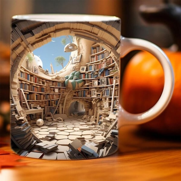 Bokhylle Kopp Bokelsker Kaffekopp 1 1 1 1