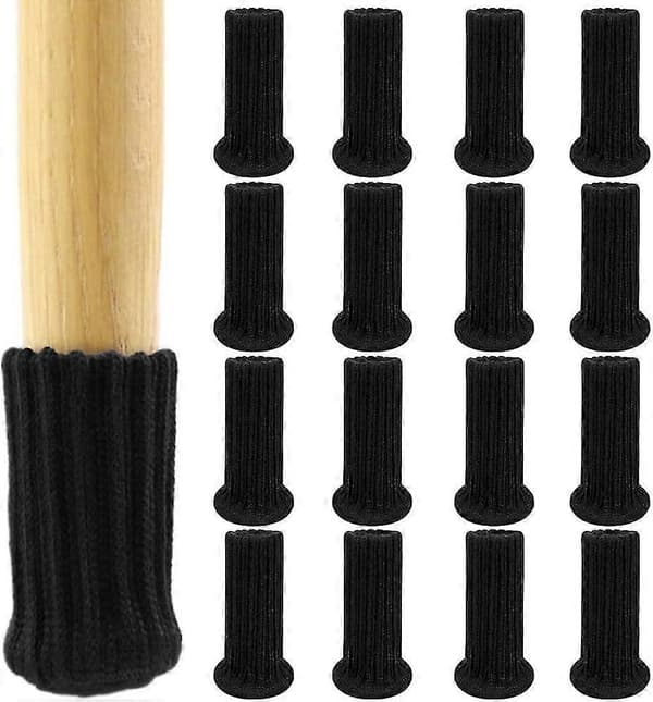 Stolsstrumpor 16-pack Möbelstrumpor Filt Stolsstrumpor Elastiska Stickade Stolsstrumpor