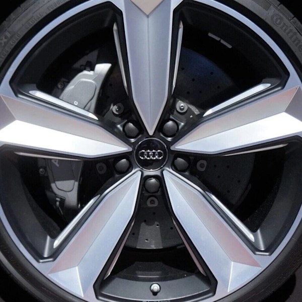 4-pack - Audi navkapslar / hjulnavsemblem - bil 69 69 black 69
