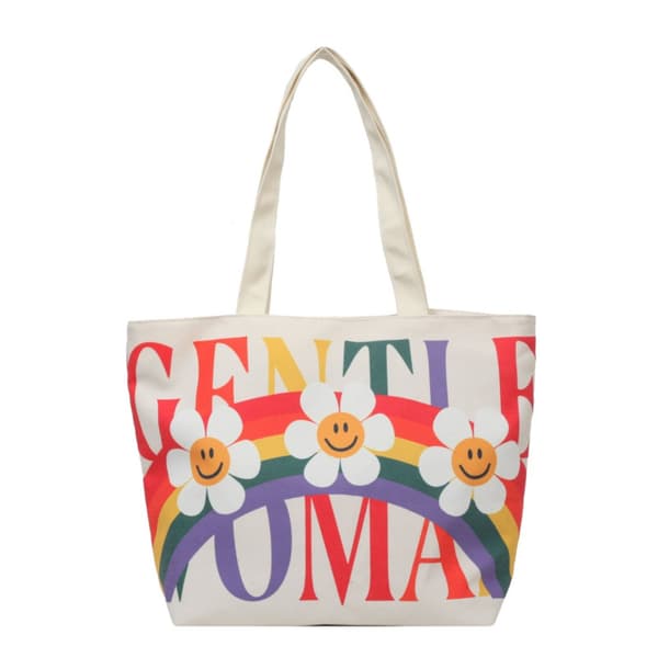 Damväska Canvas Tote Bag Messenger Bag