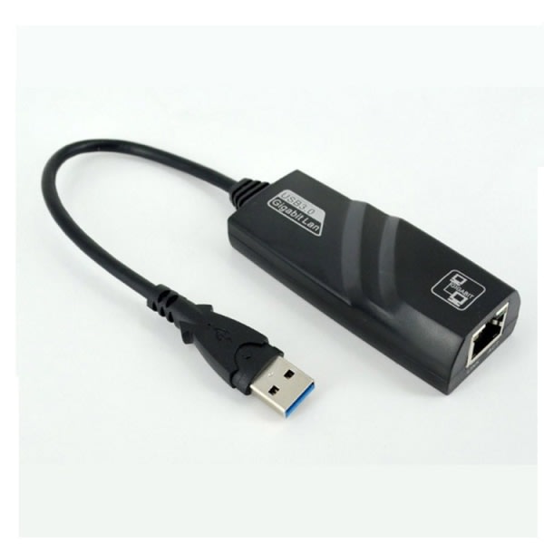 USB Ethernet Adapter, Auto Support MDIX USB3.0 Gigabit nätverkskort till RJ45, USB nätverkskort för extern Tablet PC