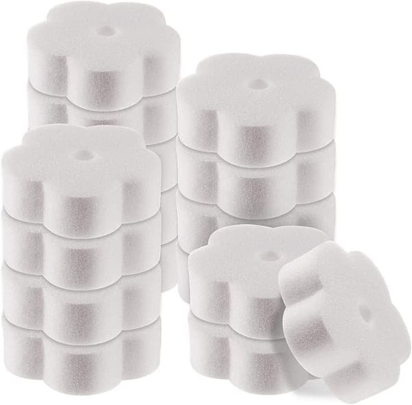 16-pack Absorberande Svamp, Poolrengöring, Vit