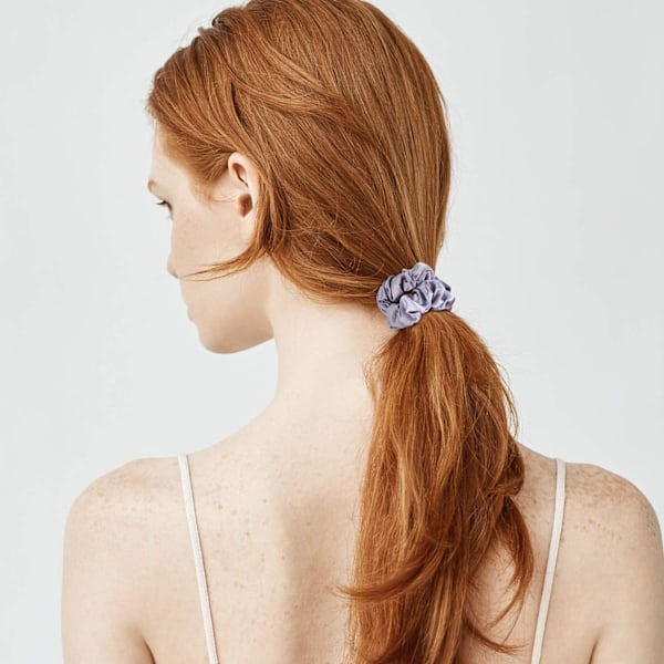 24 stk Små Scrunchies i Silkelignende Satin, Elastiske Hårbånd, Elastiske Hestehaleholdere til Kvinder og Piger