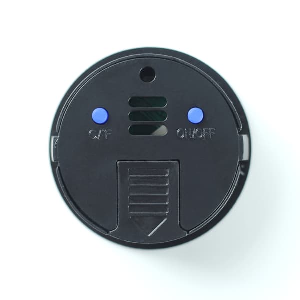 Svart Mini Hygrometer, 4-pakning Liten Digitalt Termometer Hygrometer