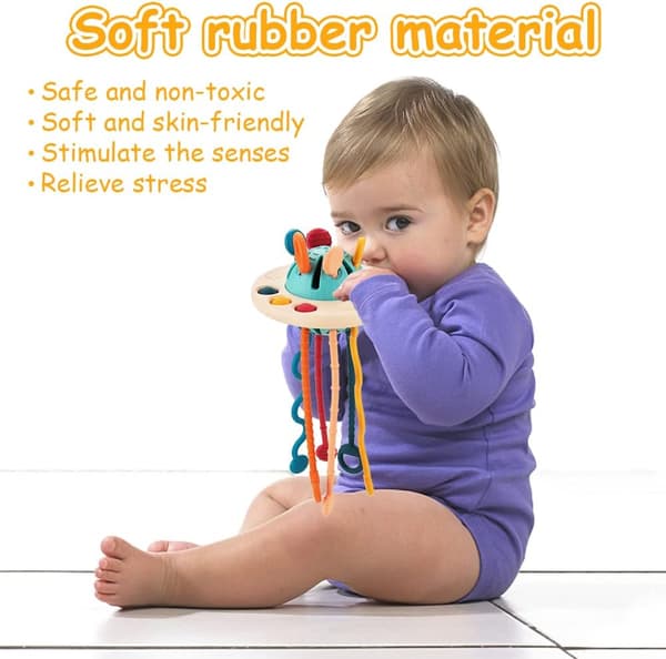 Montessori babyleker 12-18 måneder, babyleker 6-12 måneder, sensoriske leker A