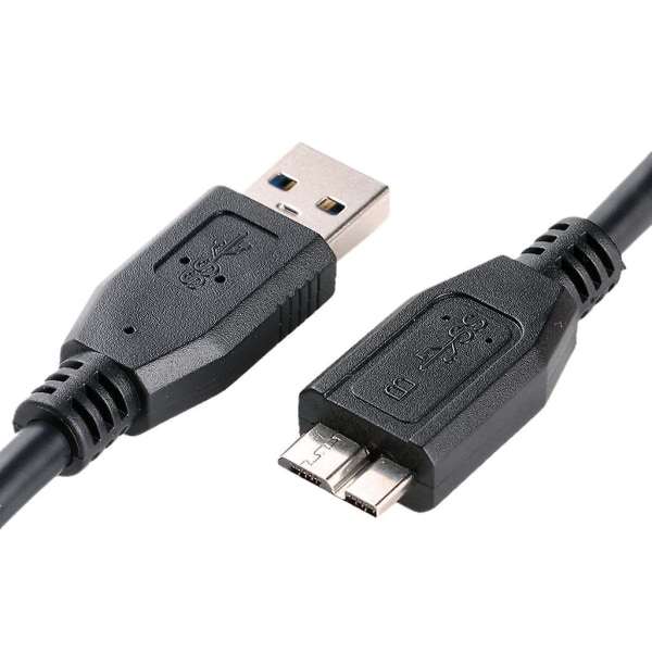 High Speed ​​Micro USB 3.0 till USB 3.0-kabel Extern hårddisk Disk Hdd 0,3-5m A