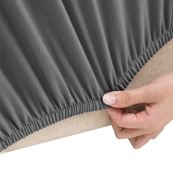 vidaXL Sofatrekk 3-seter med stretch antracitt polyesterjersey Anthracite Antracit