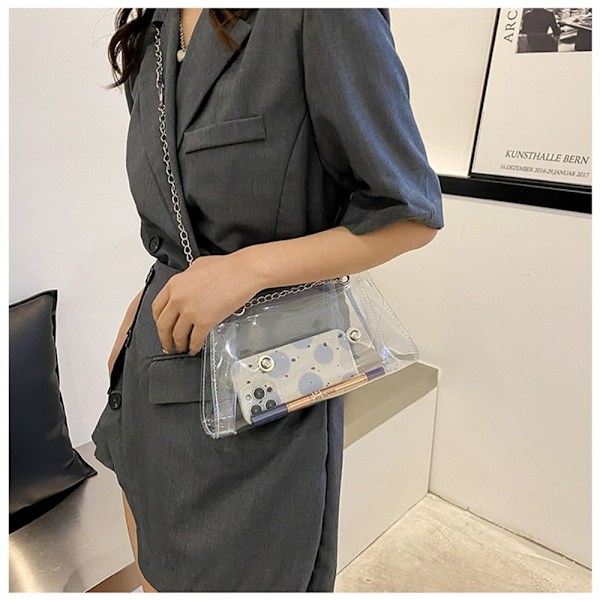 Kæde Skuldertaske Crossbody Taske SORT black