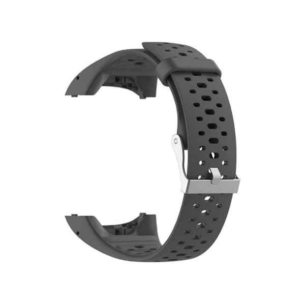Passer til Polar M400/M430 Ensfarvet Rundhul Silikonerem Sportsur Armbånd
