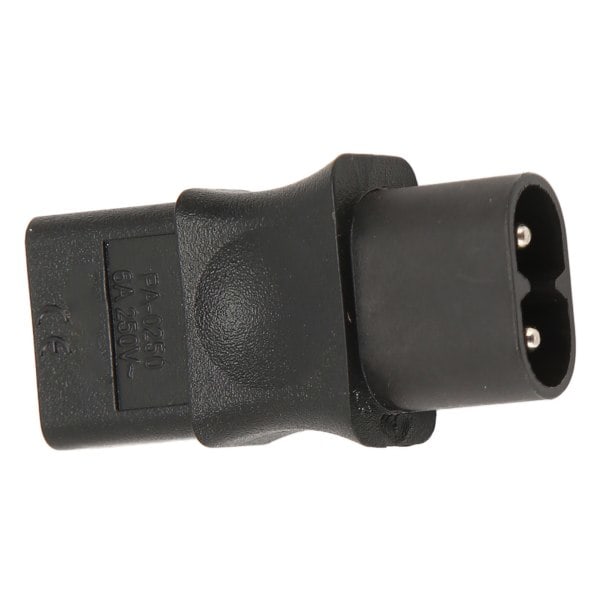 IEC320 C8 - IEC320 C9 -sovitin C8 uros - C9 naaras Virtamuuntokytkin AC 250V 6A 1500W