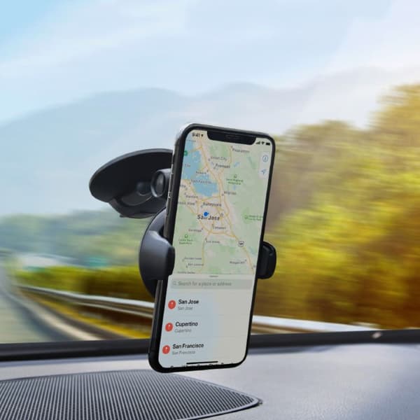 Biltelefonholder til bilen 360 graders rotation black