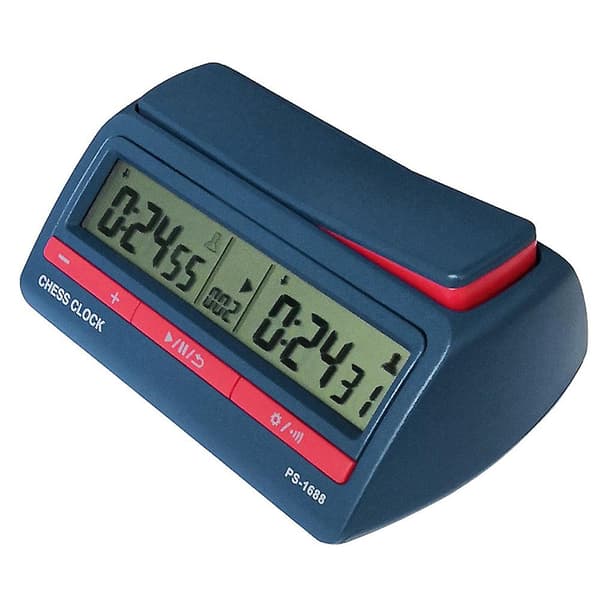 Avancerad Digital Schacktimer Schackklocka Räkna Upp Ner Brädspel Klocka PS- Multi