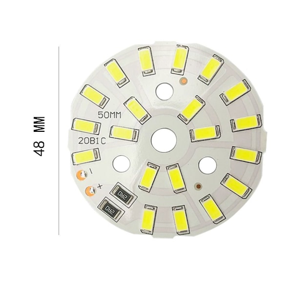 5 kpl LED-valonlähde siruja valoemittovia diodeja 3W lämmin valkoinen valo 3W lämmin valkoinen valo 3W warm white 3W warm white