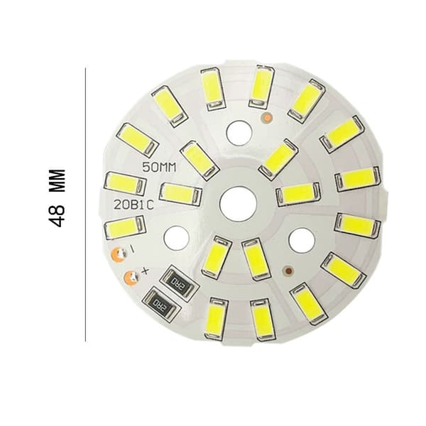 5 stk. LED lyskilde chip lysdiode 3&3W 3&3W 3&3W 3&3W