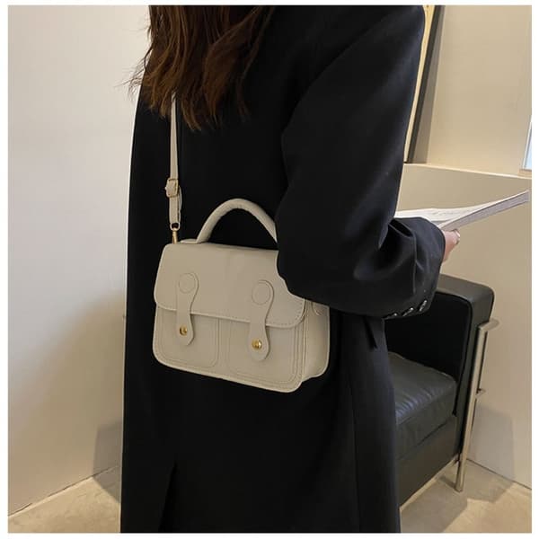 Axelremsväska Crossbody väska VIT white