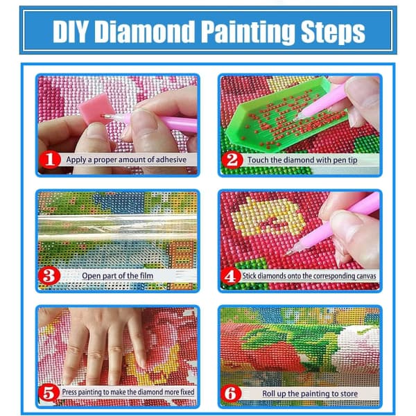 DIY Julenisse diamantmaleri, jul 5D diamant