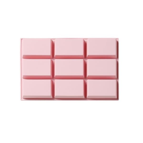 Rektangulär Brownieform Kakform Bakform ROSA Pink