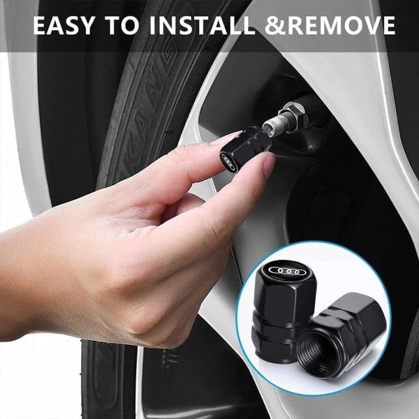Renkaiden venttiilin kannat, Renkaiden pölyn suoja Audi A1 A3 RS3 A4 A5 A6 A7 RS7 A8 Q3 Q5 Q