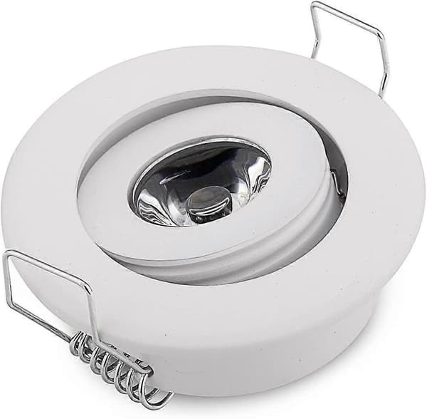 Mini 3W LED Downlights Innfelte Små Tak Innfelte Spotlights, 3000K + Driver
