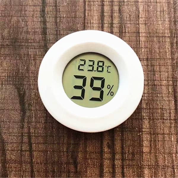 Svart Mini Hygrometer, 4-pakning Liten Digitalt Termometer Hygrometer