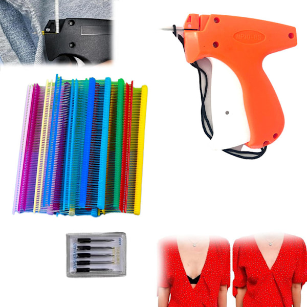 Snabb klädreparatör, mikrosömningsmaskin, mini-sömningsmärkningsmaskin för kläder Orange