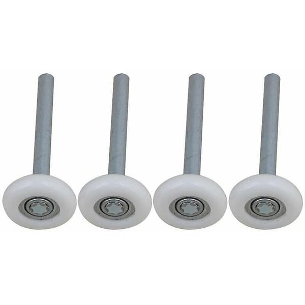 4-pack förseglade kullager nylon garageportsrullar med 115 mm stam