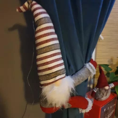 Gardinkrok / Gardinhållare - Jultomte 130