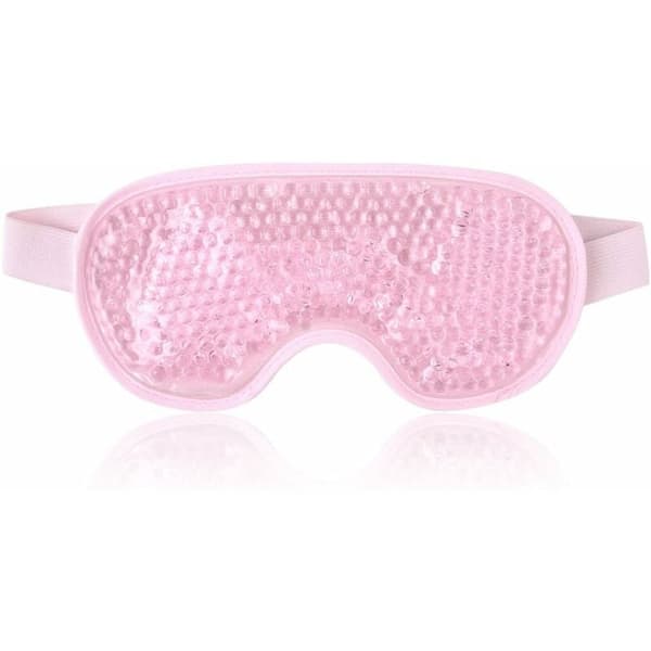 Återanvändbar kylande ögonmask (rosa)-