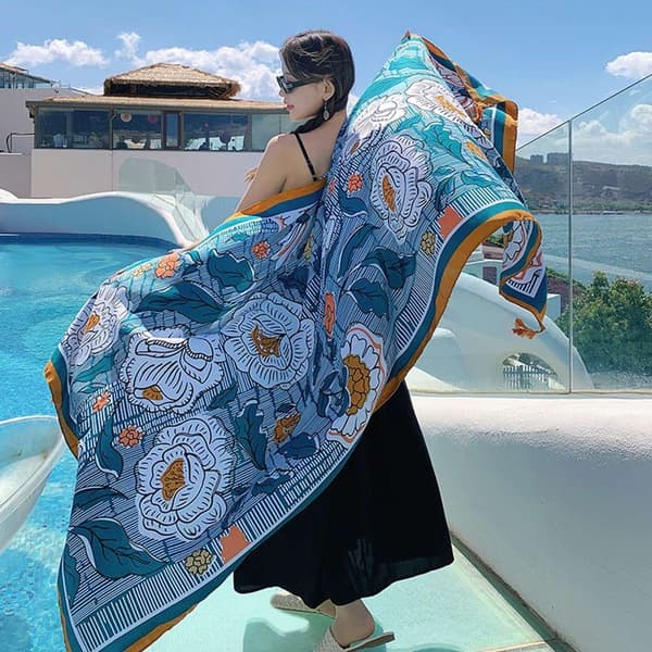 Strandshawl Bandana 90x180 cm 2 2 2 2