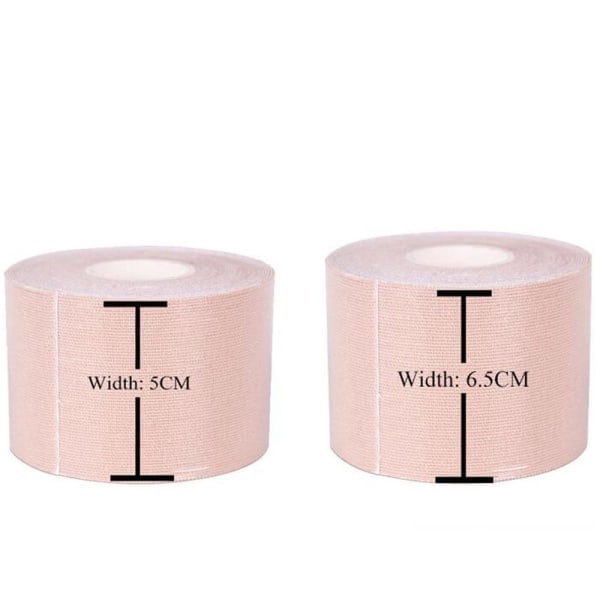 Bekväm självhäftande BH brösttejp (vattentät) svart 5cm width black