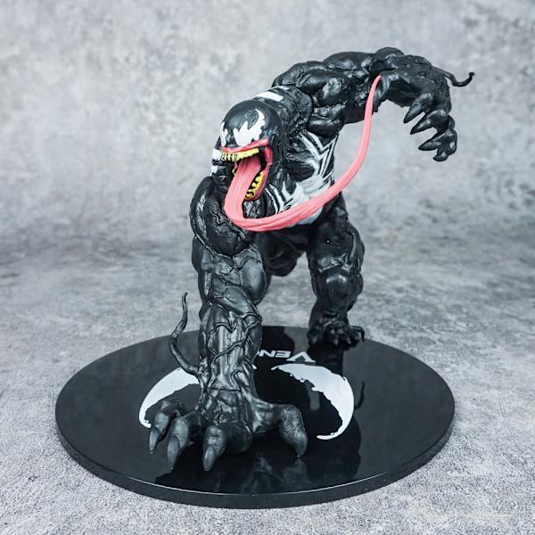 Solid PVC Prone Venom Villain Alliance Spider-Man Anime Figur Model Ornament Dukke Dekoration Batch Prone Venom [Postet]