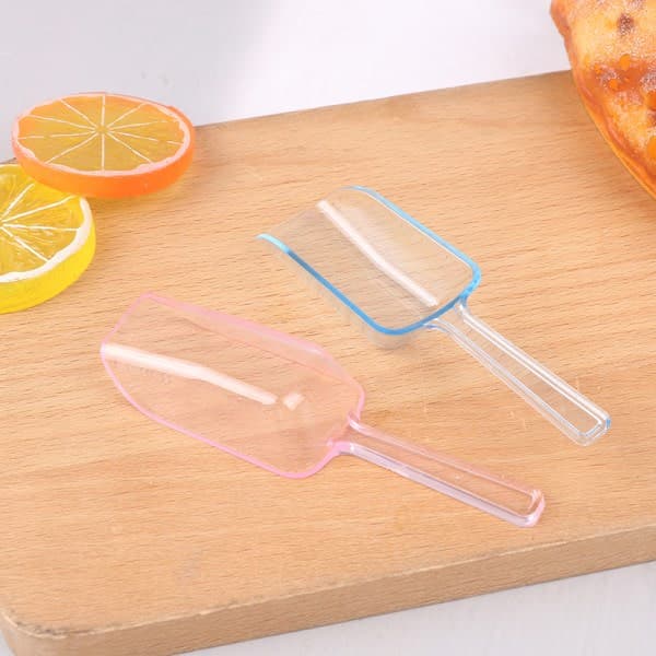 st Mini Plastikskovle Transparent Glasskovl til Slik Transparent