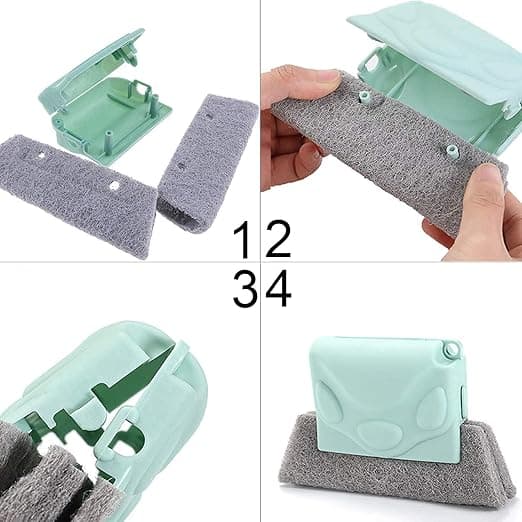 Fönsterspaltsborste Kreativ Rengöringsborste Handhållen Multi