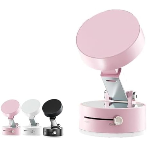 Magneettinen puhelinpidike, tyhjiöimulla varustettu magneettipidike autoon, säädettävä puhelinteline kaikkiin älypuhelimiin Pink