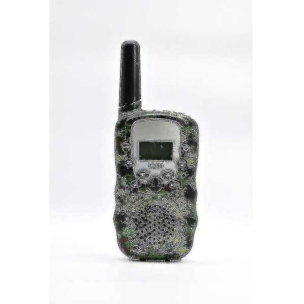 Børne Walkie Talkies 4-pak, 3 km rækkevidde med baggrundsbelyste LCD-lommelygter