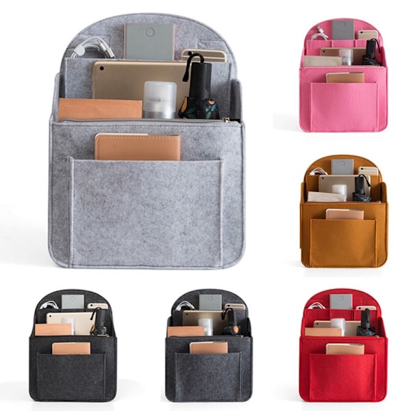 Reppuun sisäpussi pieni laukku Sisämatkalaukku TUMMANHARMAA S tummanharmaa dark grey S