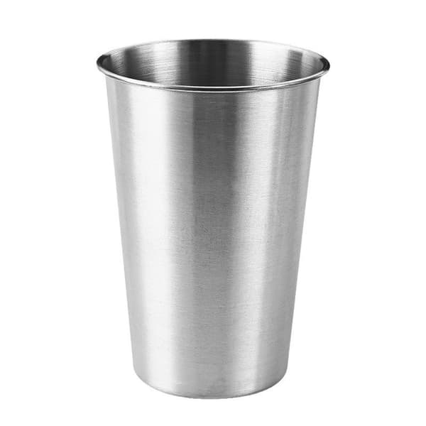 3x Rustfrie drikkekopper, kopper laget av rustfritt stål 304 lett campingkopp, reisekopper splintfrie 300ML 300ML
