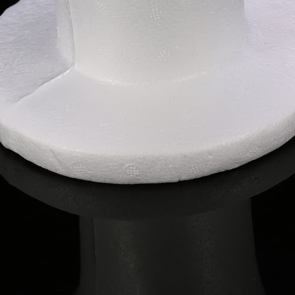 1 stk. kvinnelig skumdukke mannequin hode parykk styling hatt hodeplagg display modell