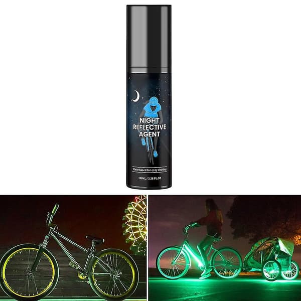 Säkerhetsreflekterande spray för kläder 100ml Reflekterande spray för bättre synlighet-11