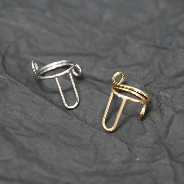 10 Stycken Set Tunna Nagelringar för Damer Daglig Fingertopps Skyddande Täckring Smycken Gåva till Flickvän Guld-Perfekt