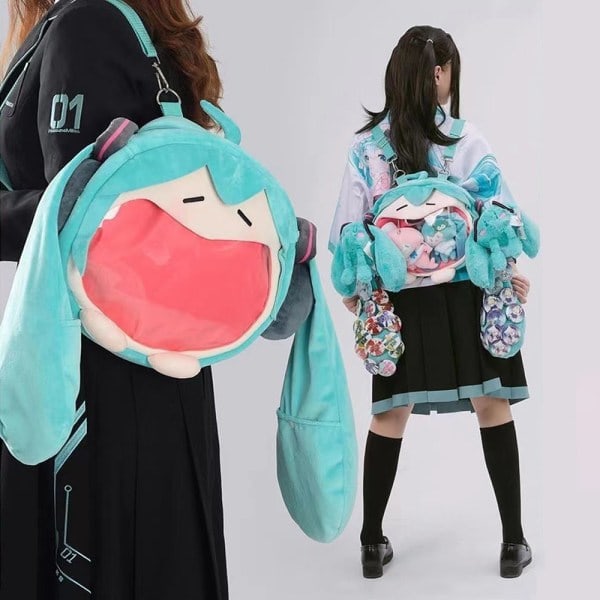 Oppilaiden reppu Lapset Lahjat Lelut Kawaii Hatsune Miku ja Anime Tyttö Pl