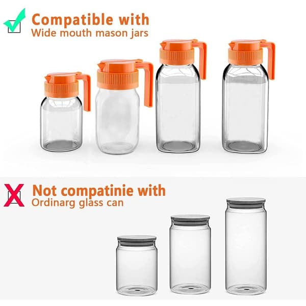 2 st Mason Jar Lock Mason Jar Hällpip Konserveringslock 2 Pcs 2 Pcs