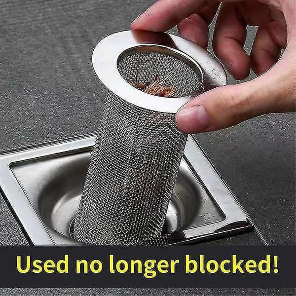 1. Bad Hår Vask Filter Slukrist Sil Vann Hårstopper Badekar Fanger Dusj Tw