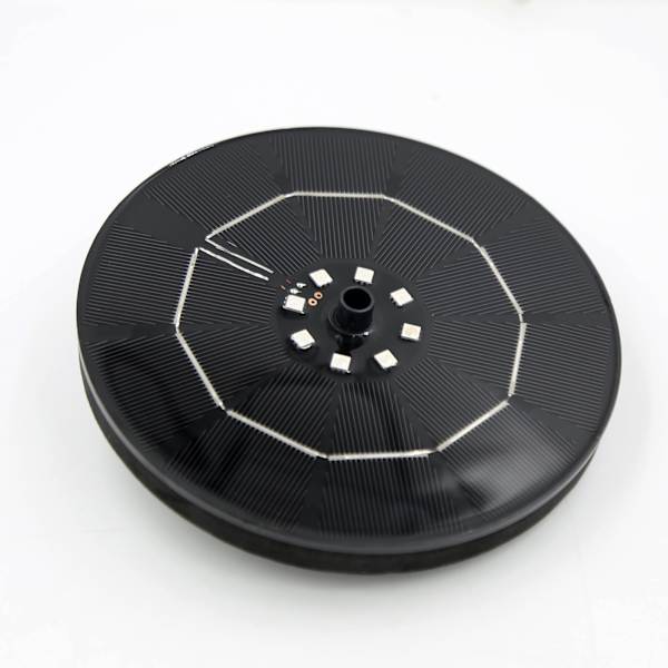 INF Solcellsfontän Vattenfontän med batteri 16 cm