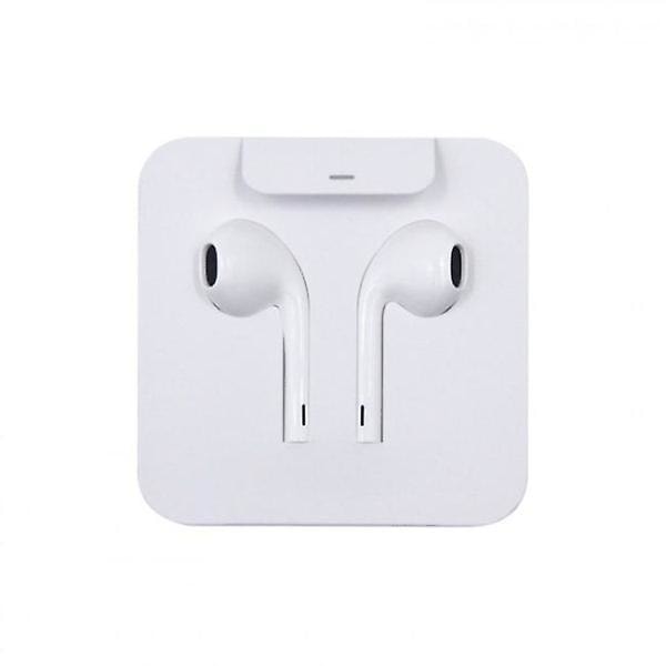 (Specialerbjudande) Lightning-hörlurar kompatibla med iPhone, in-ear, för iPhone X/11/12/13/14, vita