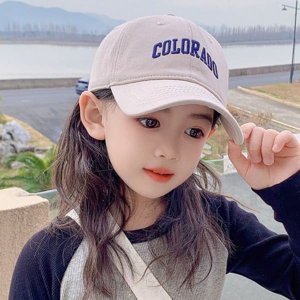 Baby Baseball Hat Peaked Cap SORT Black