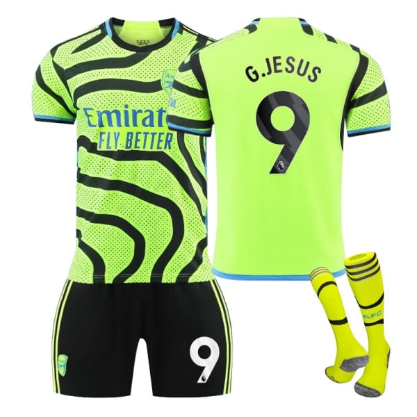 2023/24 Arsenal Udebanetrøje #41 Rice Fodboldtrøje G.JESUS 9 26