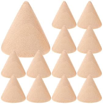 10 st 3,1 cm DIY Koner Omålade Träkoner Dekoration Hantverkstillbehör